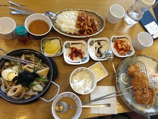 South Korea - restaurant meal