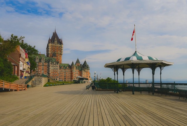 Quebec - Château Frontenac and Terrasse Dufferin
