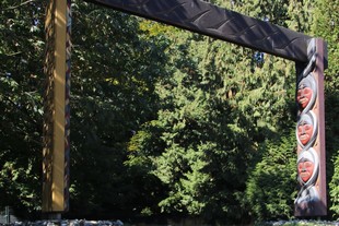 Vancouver -  Stanley Park - totem gate