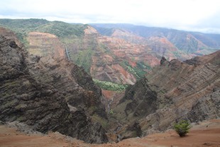 Kauai - Kokee Road - Waipo'o Falls Lookout