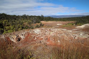 Big Island - Volcanoes National Park - Crater Rim Drive - Sulphur Banks - view #1