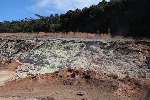 Big Island - Volcanoes National Park - Crater Rim Drive - Sulphur Banks - view #2