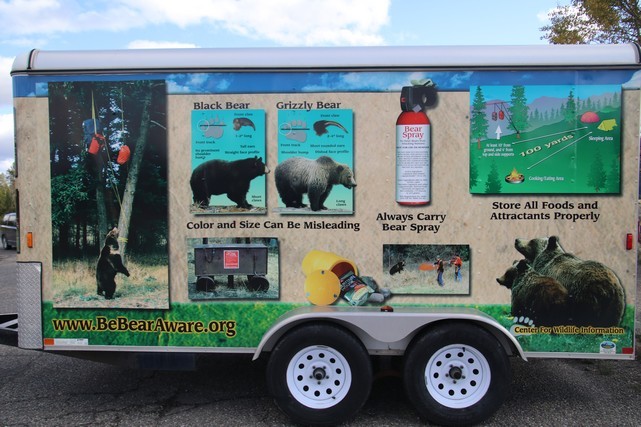 Yellowstone National Park - bear prevention