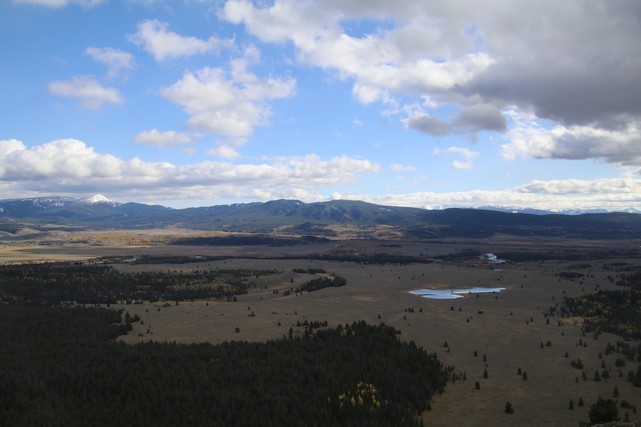 Grand Teton National Park - valley view from the top of Signal Mountain