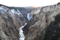 Yellowstone National Park - Canyon Village - Grand Canyon of the Yellowstone - Artist Point - canyon view
