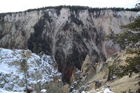 Yellowstone National Park - Canyon Village - Grand Canyon of the Yellowstone - canyon view