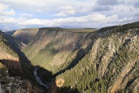 Yellowstone National Park - Canyon Village - Grand Canyon of the Yellowstone - Inspiration Point - canyon view #1