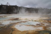 Yellowstone National Park - Mammoth Hot Springs - Mammoth Hot Springs Terraces - Canary Spring - view #1