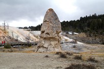 Yellowstone National Park - Mammoth Hot Springs - Mammoth Hot Springs Terraces - Liberty Cap