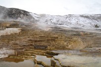 Yellowstone National Park - Mammoth Hot Springs - Mammoth Hot Springs Terraces - Mound Spring - view #2