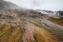 Yellowstone National Park - Mammoth Hot Springs - Mammoth Hot Springs Terraces - Mound Terrace