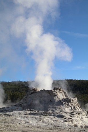 Yellowstone National Park - Old Faithful Village - Upper Geyser Basin - Castle Geyser