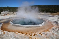 Yellowstone National Park - Old Faithful Village - Upper Geyser Basin - Crested Pool