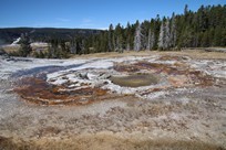 Yellowstone National Park - Old Faithful Village - Upper Geyser Basin - Goggles Spring