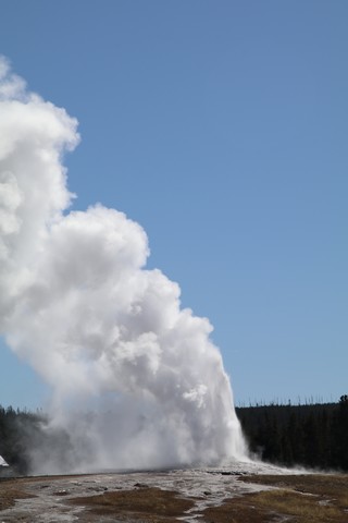 Yellowstone National Park - Old Faithful Village - Upper Geyser Basin - Old Faithful Geyser eruption