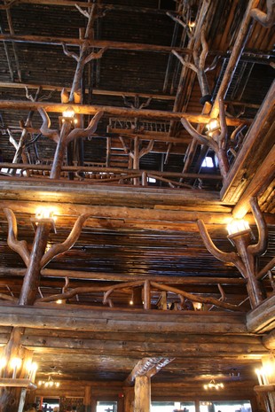 Yellowstone National Park - Old Faithful Village - Upper Geyser Basin - Old Faithful Inn - architecture