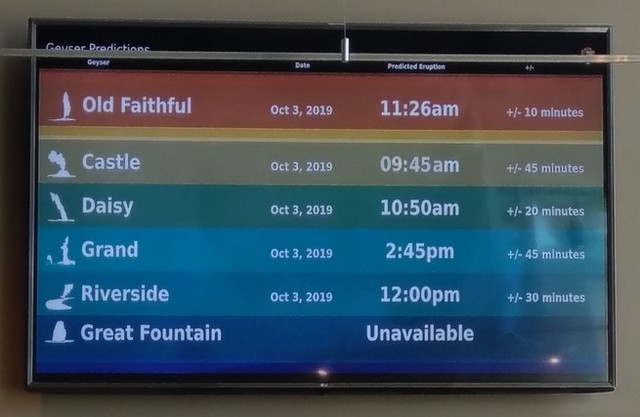 Yellowstone National Park - Old Faithful Village - Upper Geyser Basin - Old Faithful Visitor Center